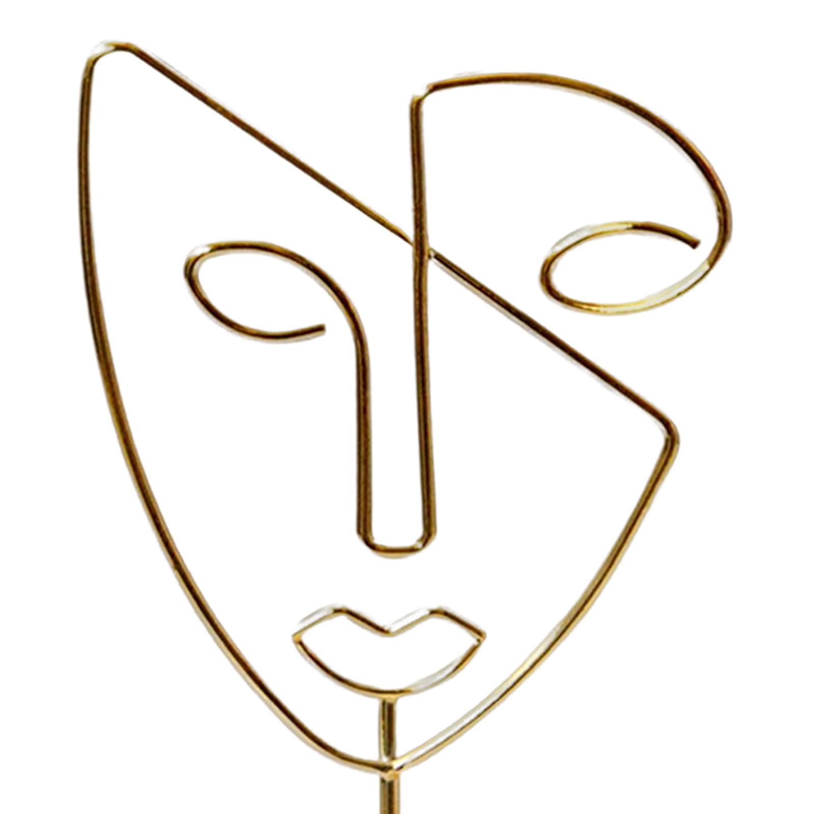 Resin Art Studio - Decorative Figure Face Abstract Character Sculpture