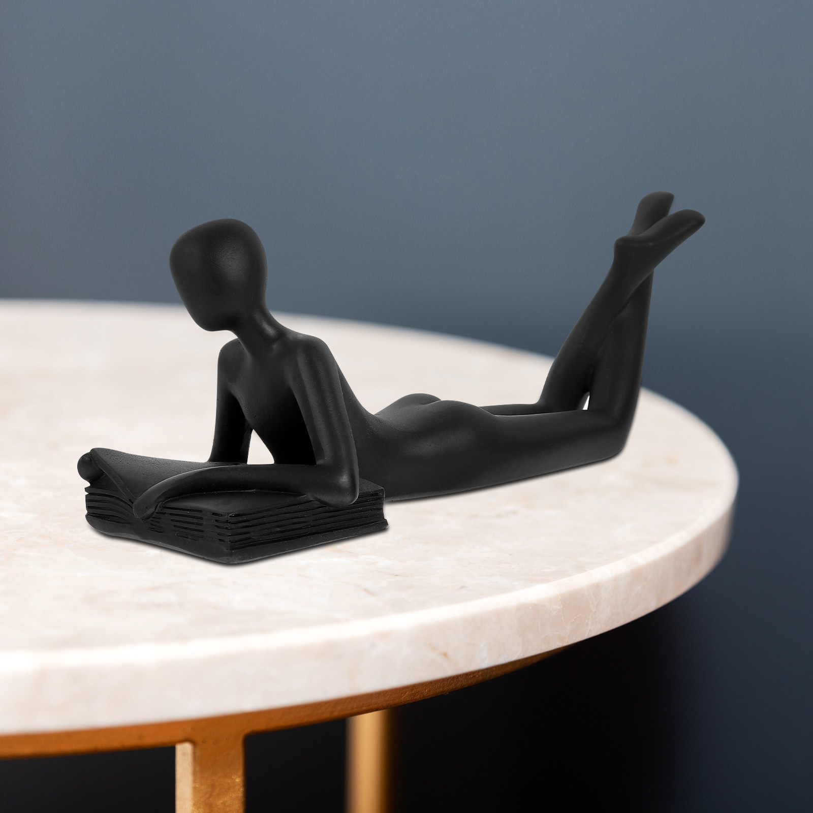 Resin Art Studio - Thinker Resin Statue Abstract Art Sculpture