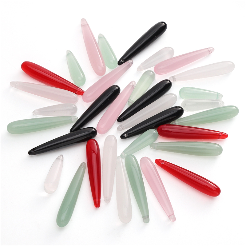 Resin Art Box - 5pcs Beads Resin Teardrop Shape Loose