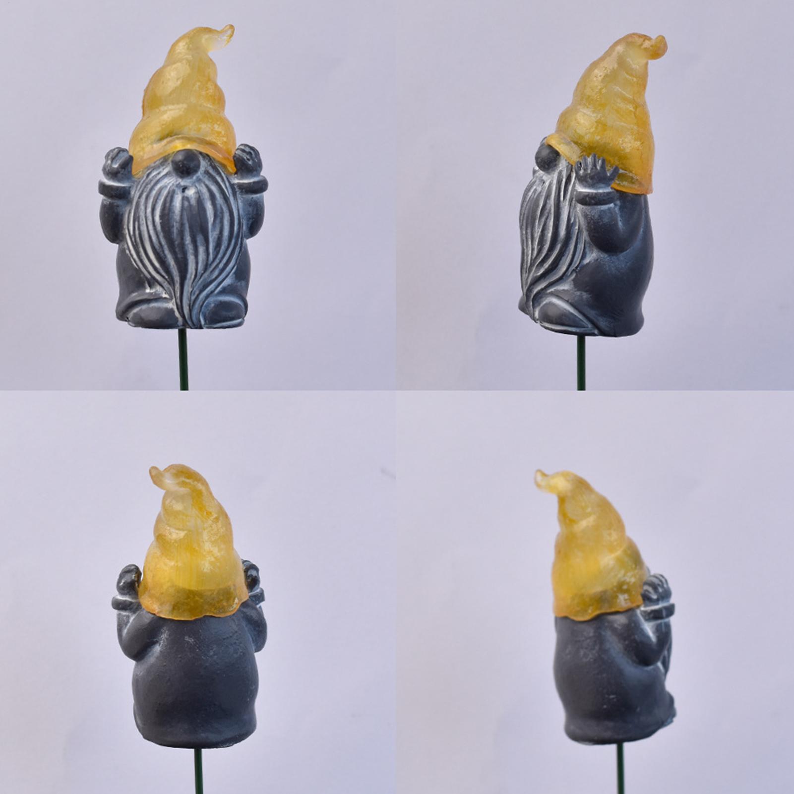 Decorative Yard Stakes 3-Piece - Resin Art Of Flowers 评论和价格