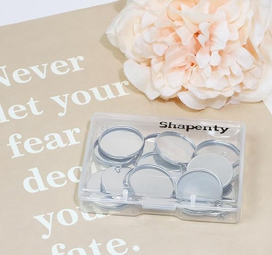 20 Pieces Stainless Steel Roun - Bezels Pendant Resin 评论和价格