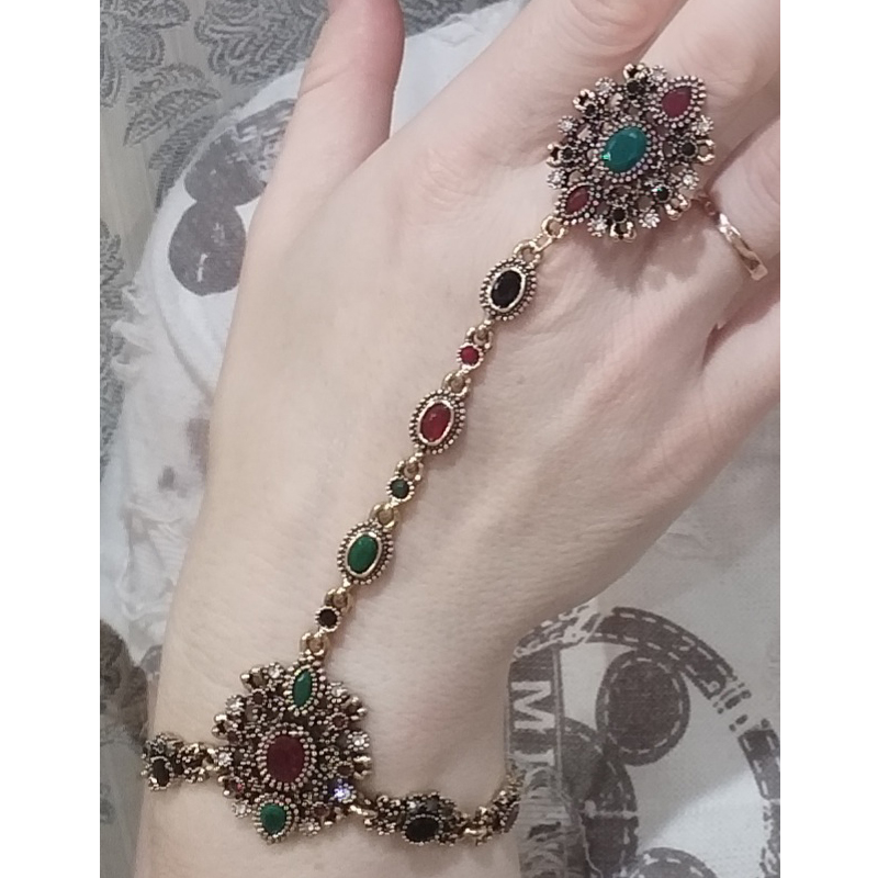 Kinel Unique Bracelet link Rin - Resin Art Ring 评论和价格