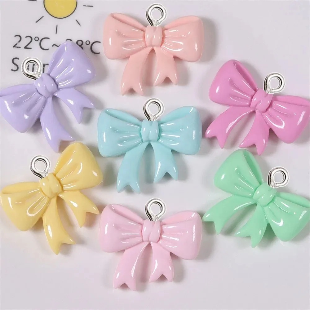10 Pieces Candy Color Bow Resi - Resin Art Box 评论和价格