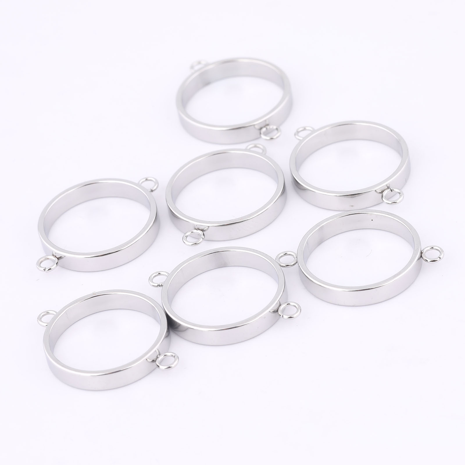 10pcs Stainless Steel 14mm Ope - Resin Art Box 评论和价格