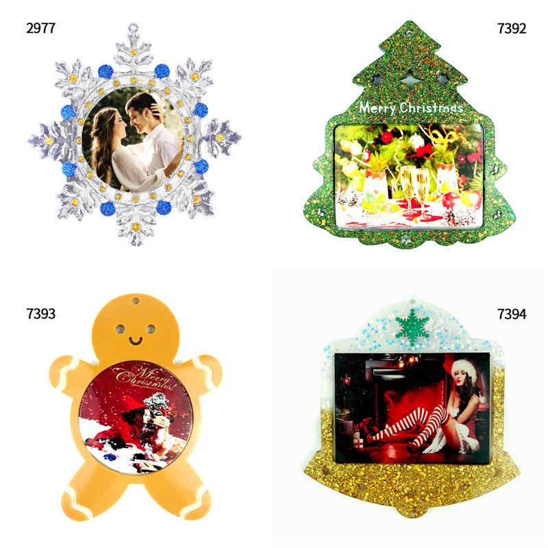 Christmas Photo Picture Frame  - Resin Art Frame 评论和价格