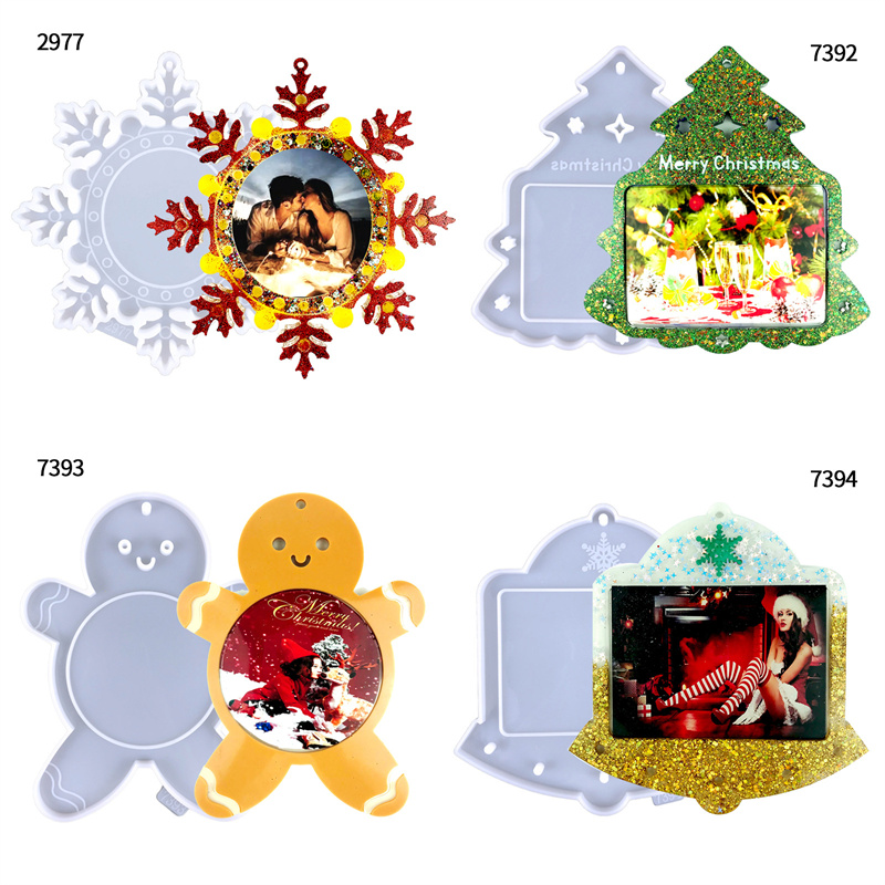 Christmas Photo Picture Frame  - Resin Art Frame 评论和价格
