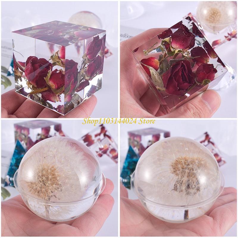 N5KE Cube Silicone Molds Epoxy - Resin Art Cube 评论和价格