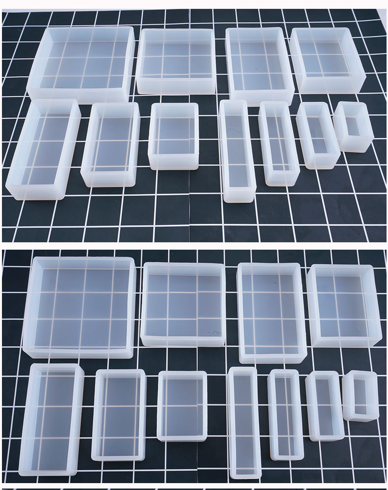1PC Cube Cuboid Pendant DIY Ne - Resin Art Cube 评论和价格