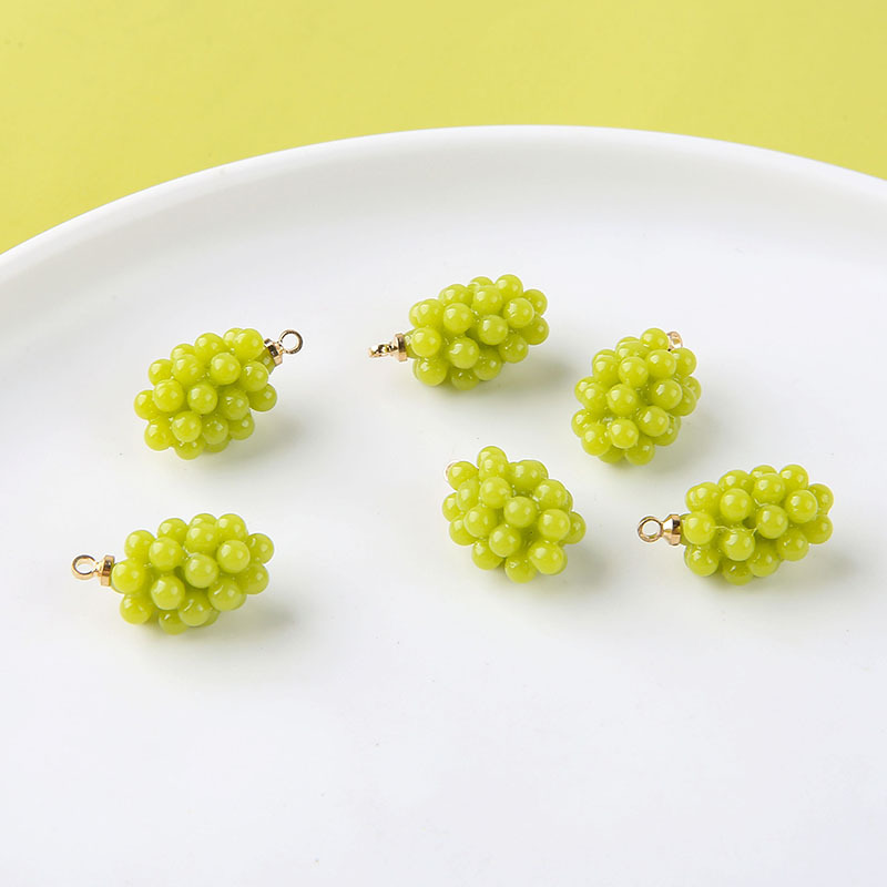 6pcs Cute Little Grapes Resin  - Resin Art Box 评论和价格