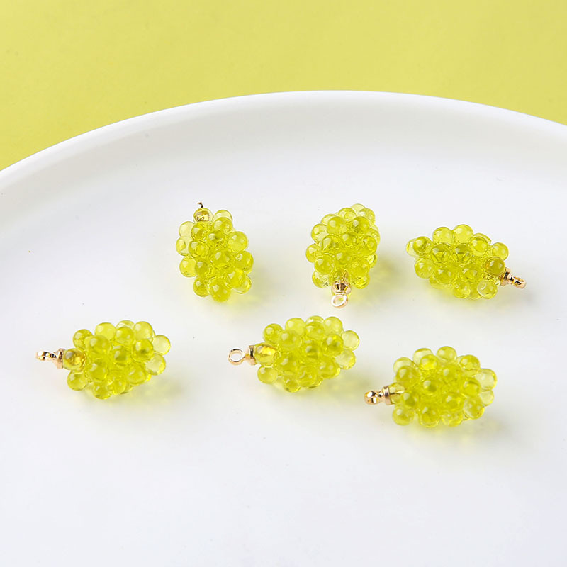 6pcs Cute Little Grapes Resin  - Resin Art Box 评论和价格