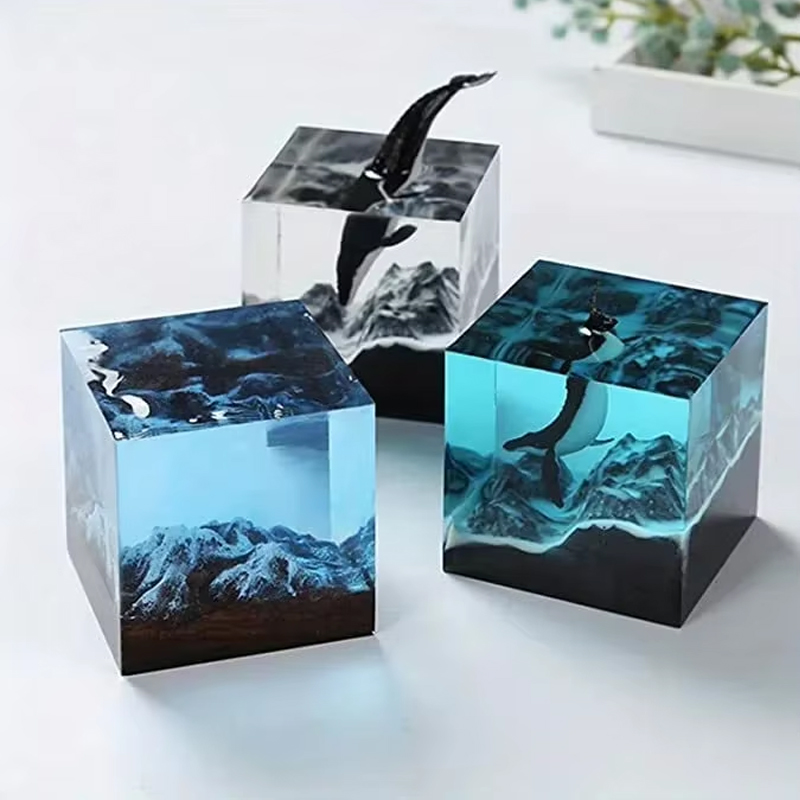 Cube Resin Mold, Clear Silicon - Resin Art Cube 评论和价格