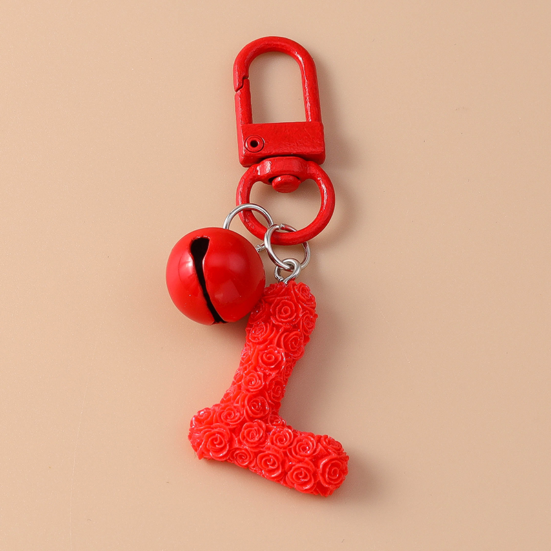 Cute Resin Rose Flower Initial - Resin Art Ring 评论和价格