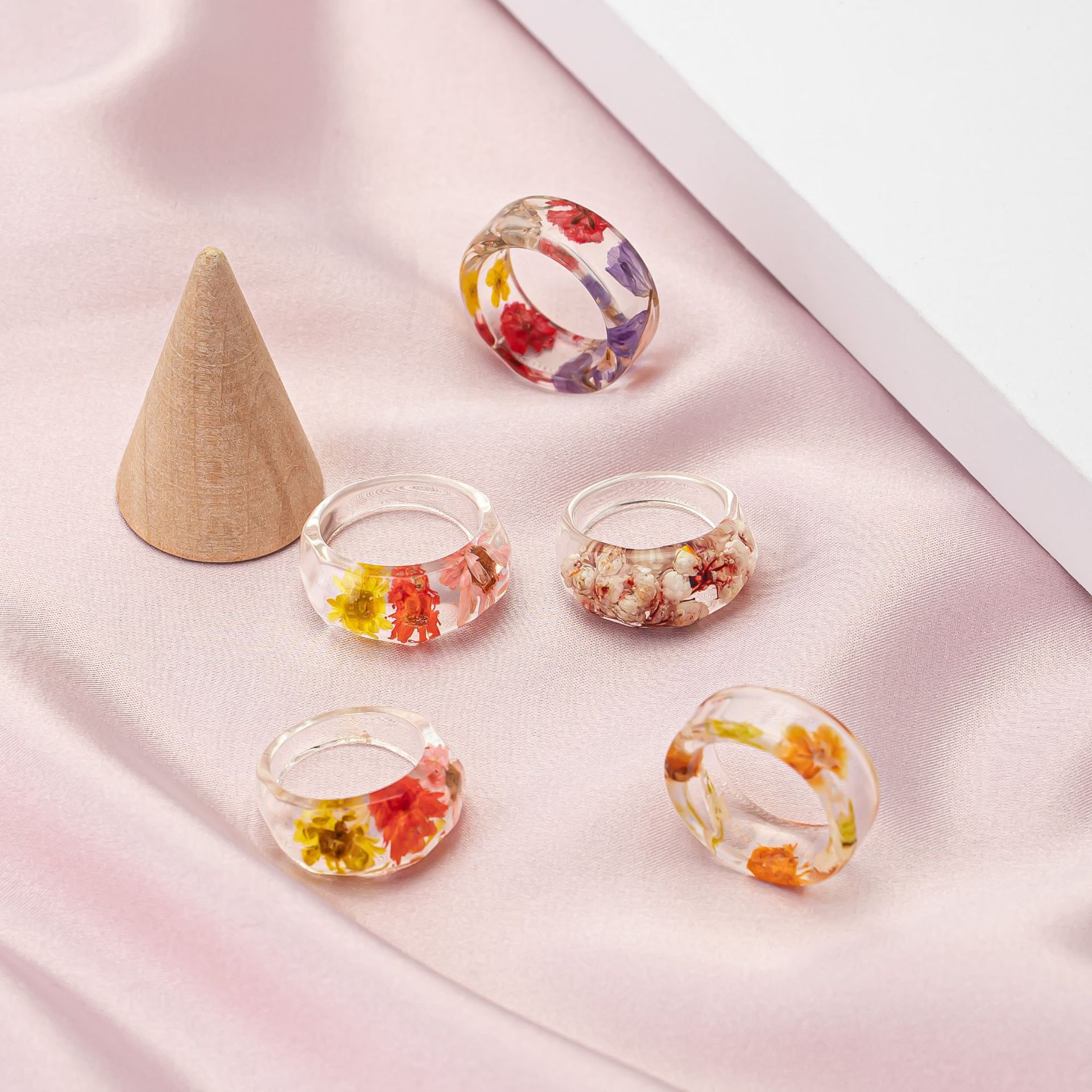 Exquisite Minimalist  Resin Da - Resin Art Ring 评论和价格