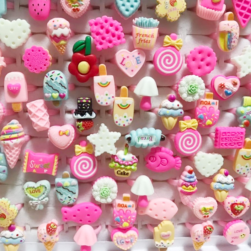 10pcs/Lot Cute Children's Cart - Resin Art Ring 评论和价格