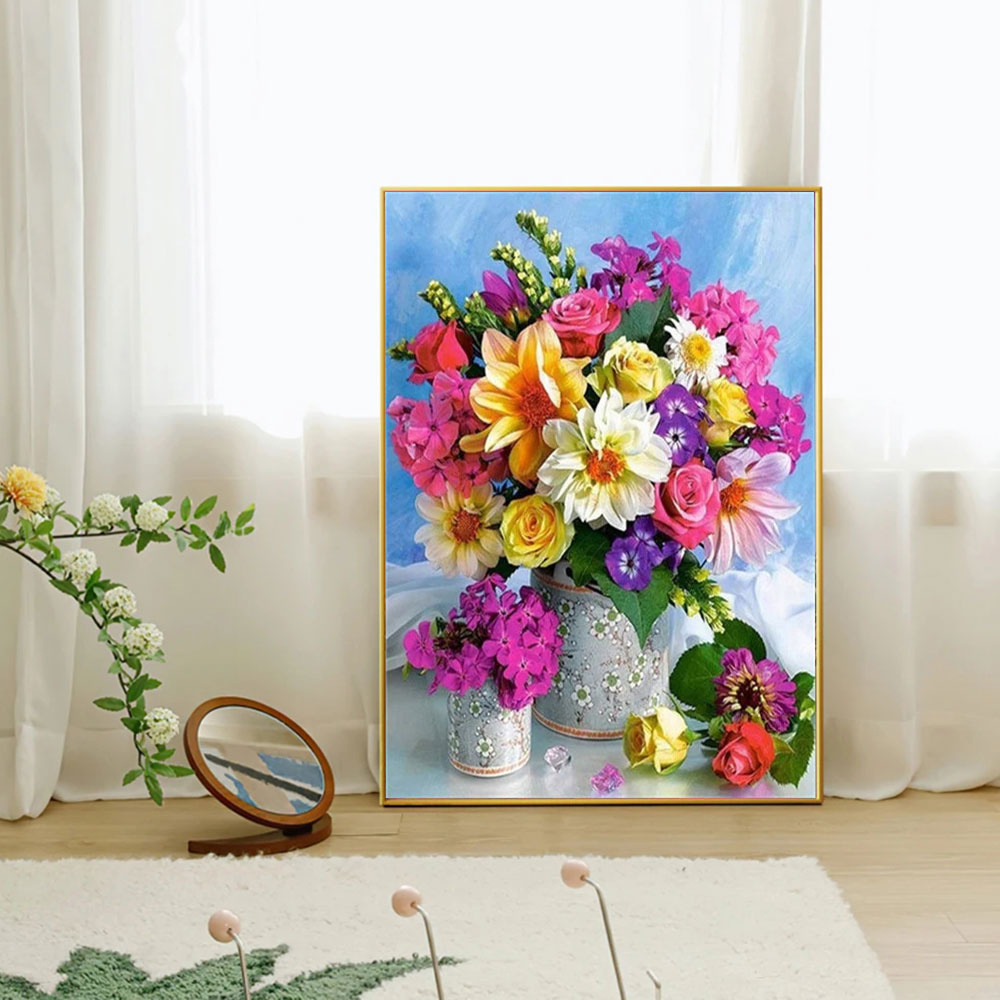 Full Diamond Mosaic Flower 5D  - Resin Art Of Flowers 评论和价格