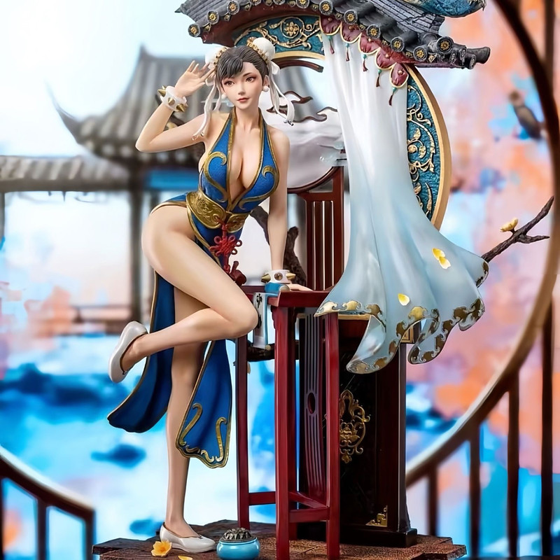 Street Fighter Chun Li Gk Figu - Resin Art Decoration Items 评论和价格