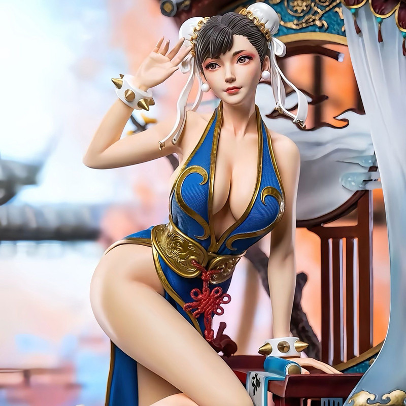 Street Fighter Chun Li Gk Figu - Resin Art Decoration Items 评论和价格