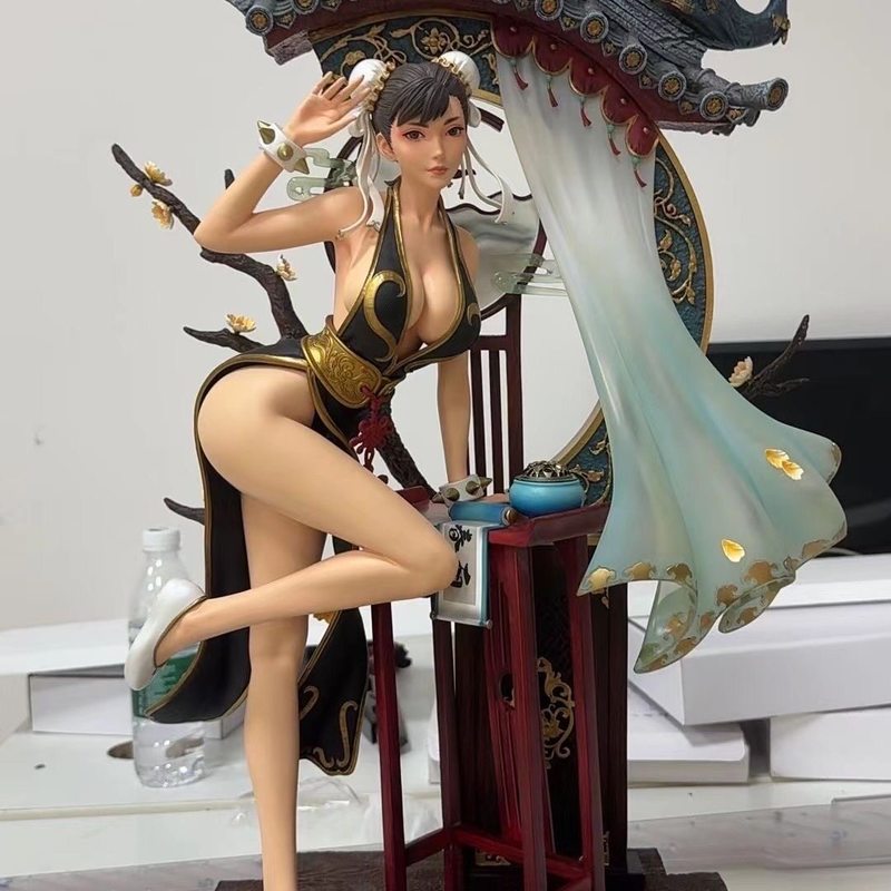 Street Fighter Chun Li Gk Figu - Resin Art Decoration Items 评论和价格