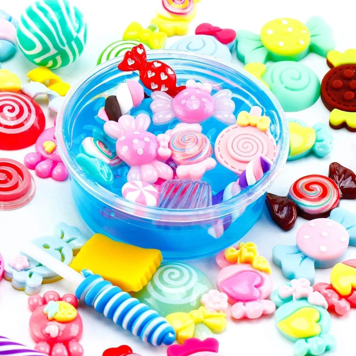 30pcs Random Candy Slime Charm - Resin Art Box 评论和价格