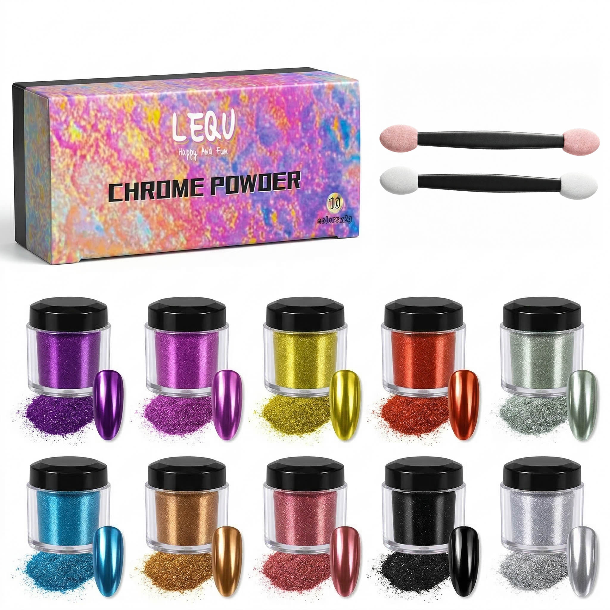 DIY 10-Color Magic Mirror Powd - Resin Art Ring 评论和价格