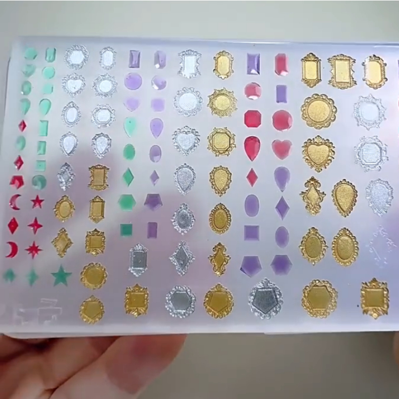 Gemstone Pendant Silicone Mold - Bezels Pendant Resin 评论和价格