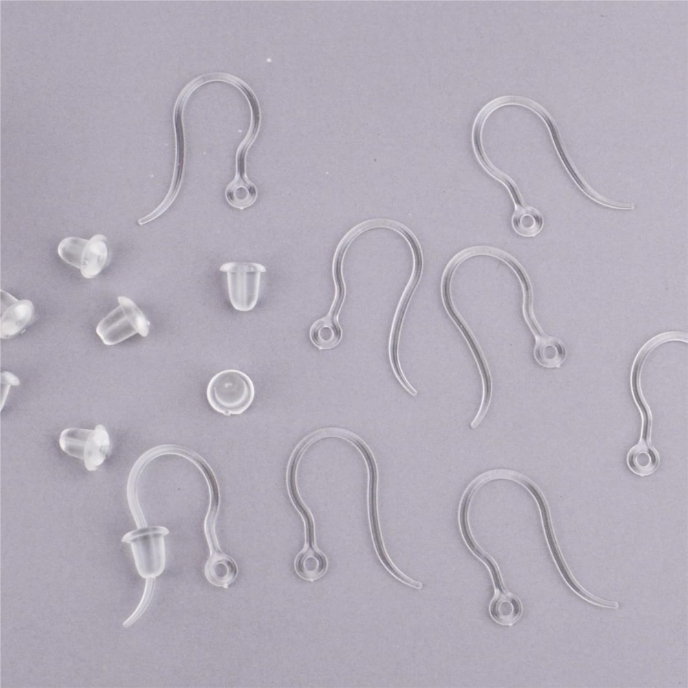 40pcs Clear Plastic Earring Ho - Resin Art Box 评论和价格