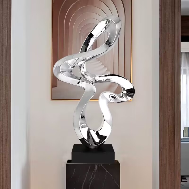Large Abstract Sculpture Decor - Resin Art Decoration Items 评论和价格