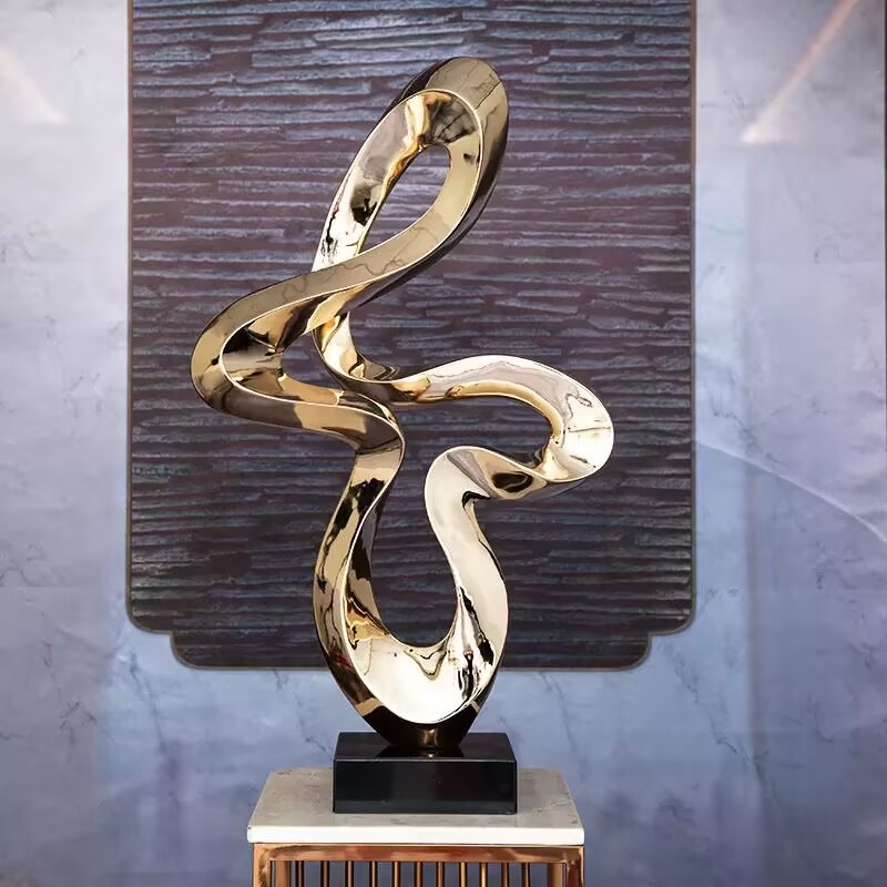 Large Abstract Sculpture Decor - Resin Art Decoration Items 评论和价格