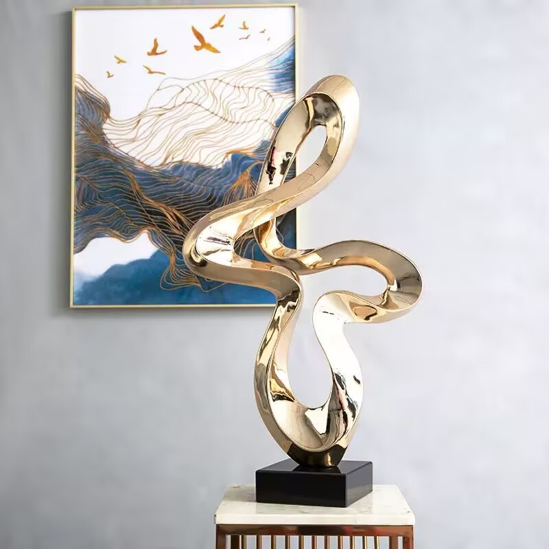 Large Abstract Sculpture Decor - Resin Art Decoration Items 评论和价格