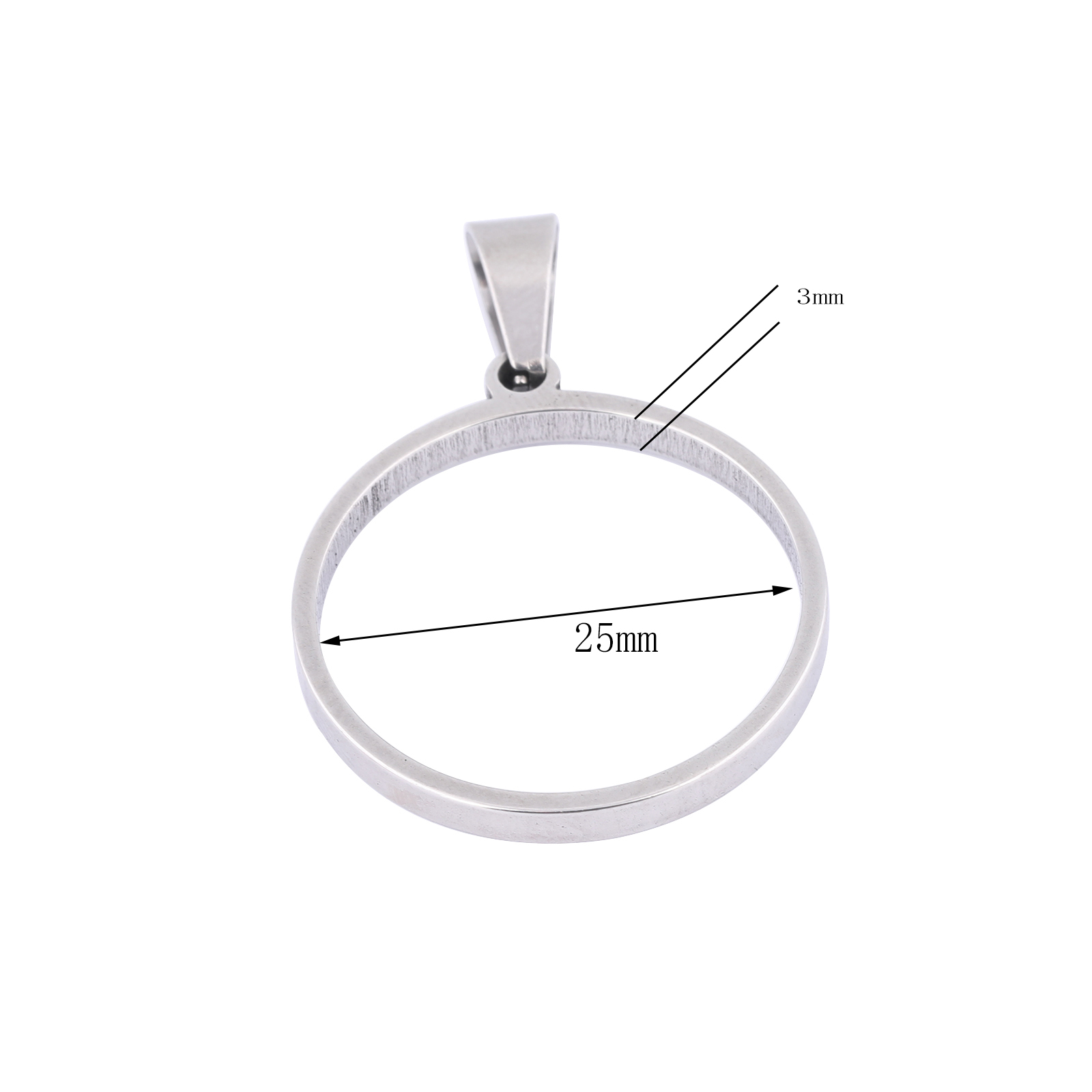 10pcs Round Deep 25mm Open Bez - Bezels Pendant Resin 评论和价格