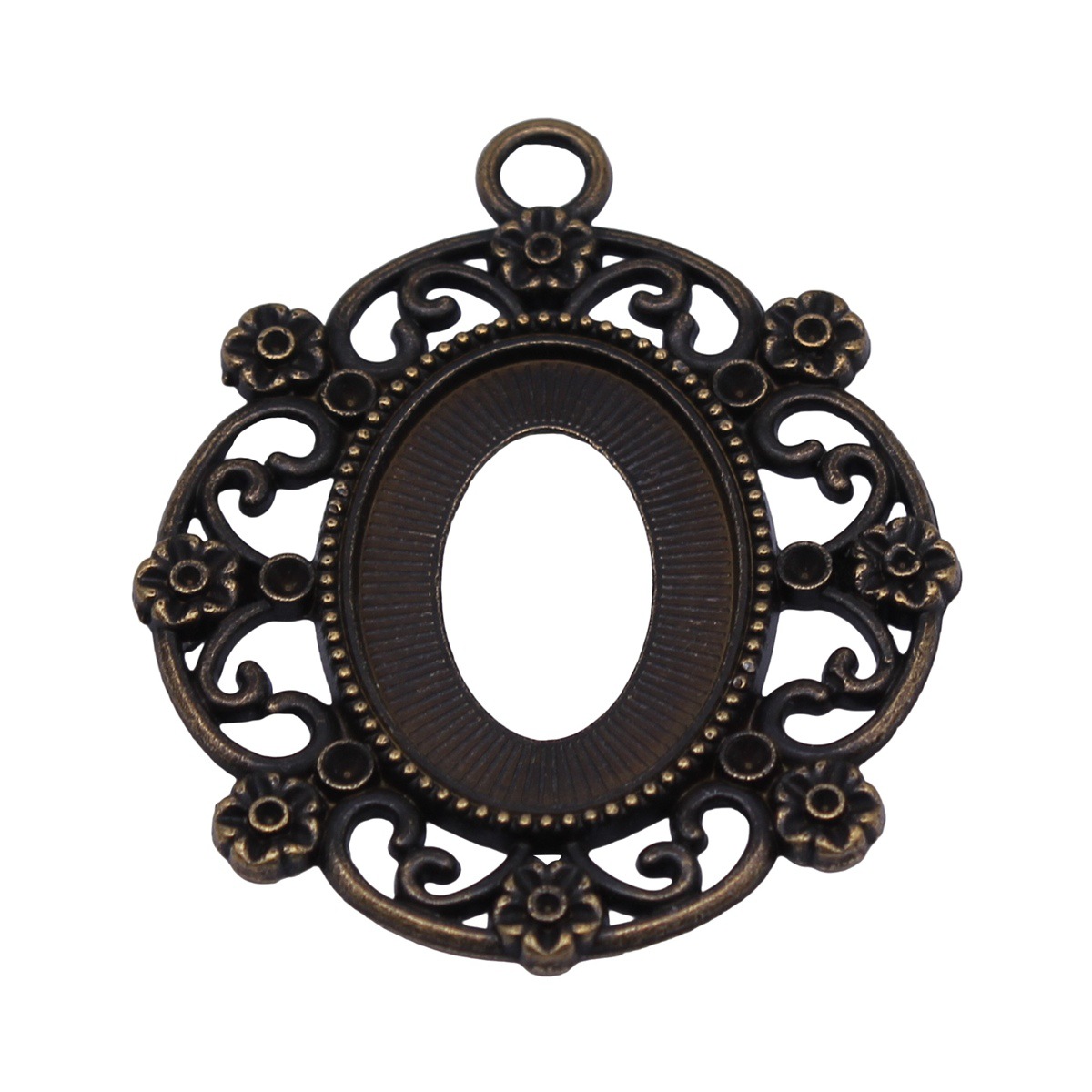 Fit 18x25mm Bezel Tray Setting - Bezels Pendant Resin 评论和价格