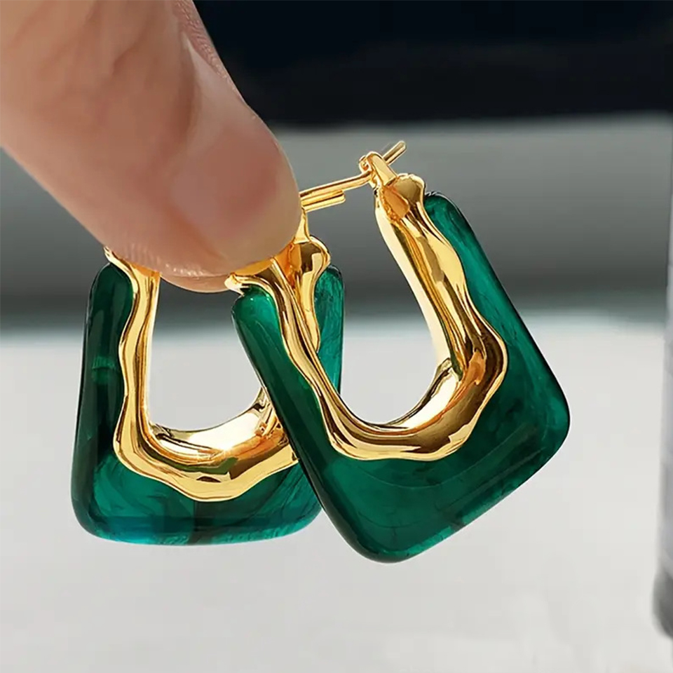Yupsk French Fashion Vintage U - Resin Art Ring 评论和价格