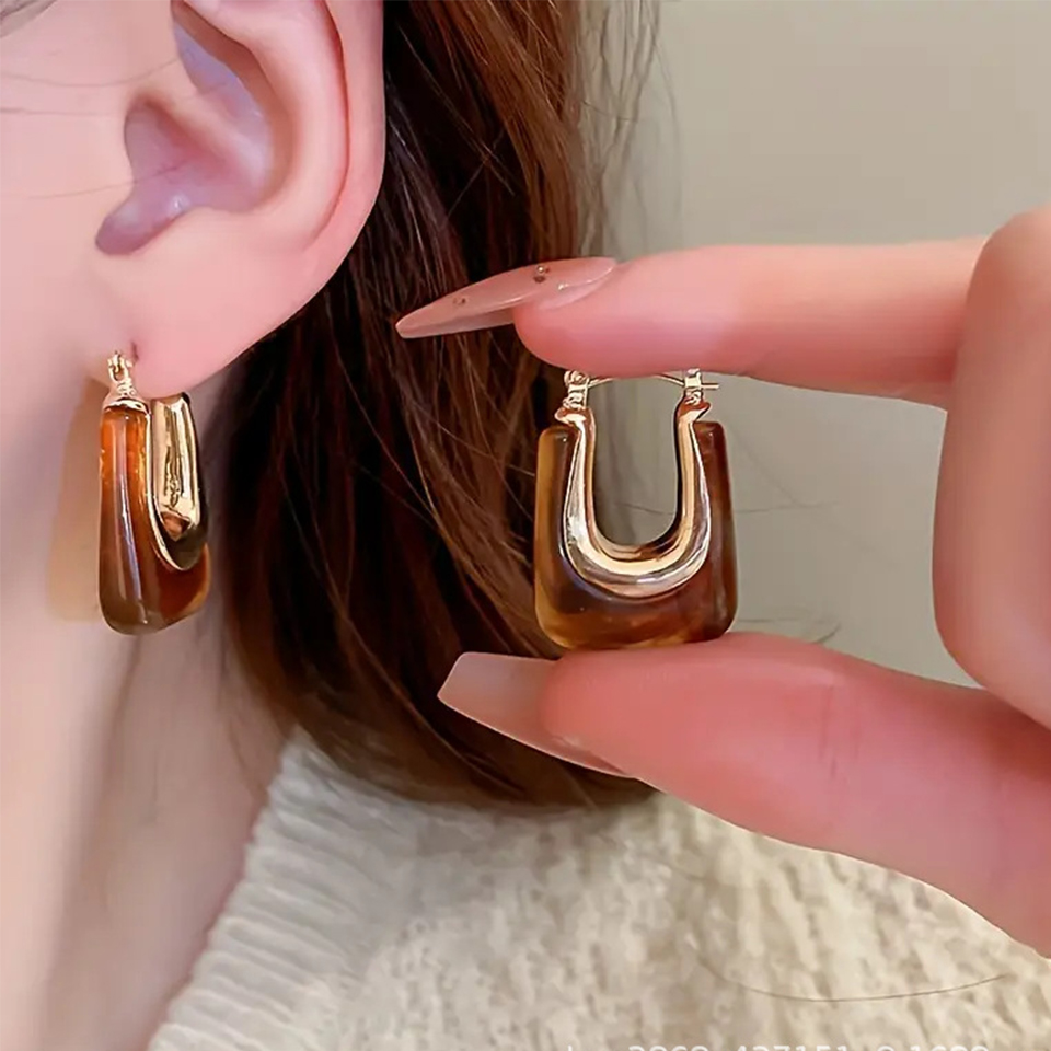 Yupsk French Fashion Vintage U - Resin Art Ring 评论和价格