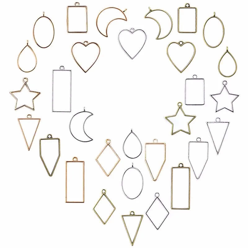 Open Bezel Pendants for Resin  - Bezels Pendant Resin 评论和价格