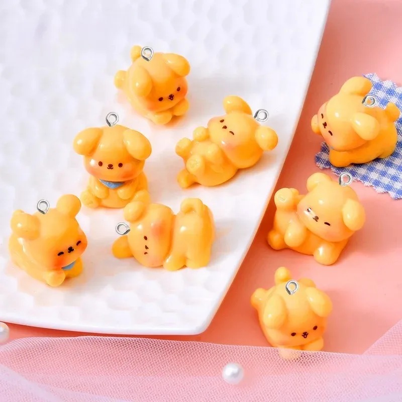 10Pcs Cute Cartoon Dog Acrylic - Resin Art Box 评论和价格