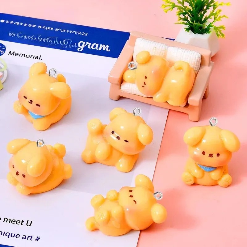 10Pcs Cute Cartoon Dog Acrylic - Resin Art Box 评论和价格