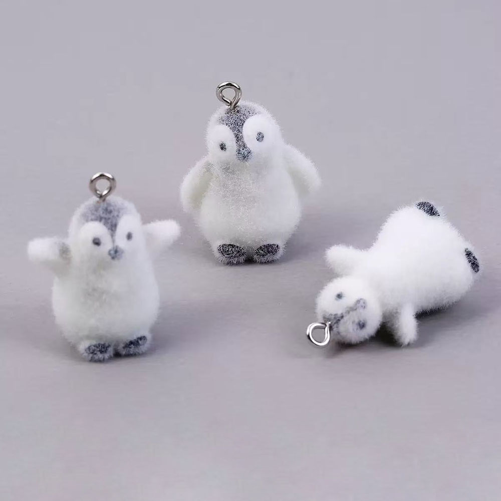 5pcs Flocking Small Penguin Re - Resin Art Box 评论和价格